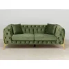KARE Design Sofas & Couches-Sofa Bellissima 2-Sitzer Velvet Grun 200Cm