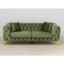 KARE Design Sofas & Couches-Sofa Bellissima 2-Sitzer Velvet Grun 200Cm