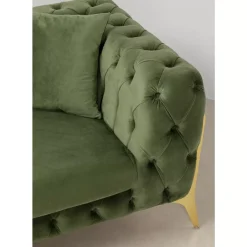 KARE Design Sofas & Couches-Sofa Bellissima 2-Sitzer Velvet Grun 200Cm