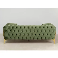 KARE Design Sofas & Couches-Sofa Bellissima 2-Sitzer Velvet Grun 200Cm