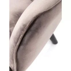 KARE Design Sofas & Couches-Sofa Black Vicky 2-Sitzer Velvet Grau