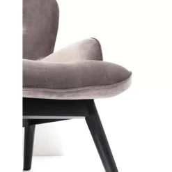 KARE Design Sofas & Couches-Sofa Black Vicky 2-Sitzer Velvet Grau