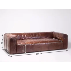 KARE Design Sofas & Couches-Sofa Cubetto 3-Sitzer 260Cm