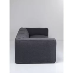 KARE Design Sofas & Couches-Sofa Cubetto 3-Sitzer Dunkelgrau 220Cm