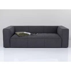 KARE Design Sofas & Couches-Sofa Cubetto 3-Sitzer Dunkelgrau 220Cm