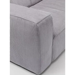 KARE Design Sofas & Couches-Sofa Cubetto 3-Sitzer Hellgrau 220Cm