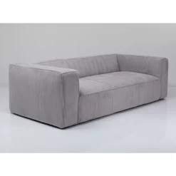 KARE Design Sofas & Couches-Sofa Cubetto 3-Sitzer Hellgrau 220Cm