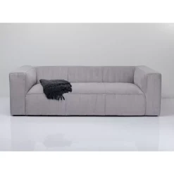 KARE Design Sofas & Couches-Sofa Cubetto 3-Sitzer Hellgrau 220Cm