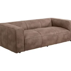 KARE Design Sofas & Couches-Sofa Cubetto 3-Sitzer Taupe 220Cm