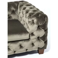 KARE Design Sofas & Couches-Sofa Desire 3-Sitzer Khaki