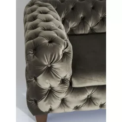 KARE Design Sofas & Couches-Sofa Desire 3-Sitzer Khaki