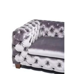 KARE Design Sofas & Couches-Sofa Desire 3-Sitzer Silbergrau