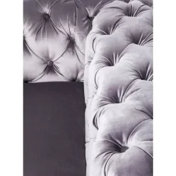 KARE Design Sofas & Couches-Sofa Desire 3-Sitzer Silbergrau