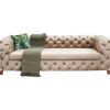KARE Design Sofas & Couches-Sofa Desire 3-Sitzer Velvet Ecru