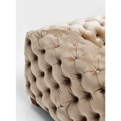 KARE Design Sofas & Couches-Sofa Desire 3-Sitzer Velvet Ecru