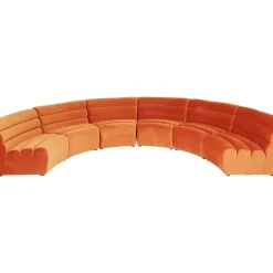 KARE Design Sofas & Couches-Sofa Element Wave Orange