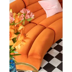 KARE Design Sofas & Couches-Sofa Element Wave Orange