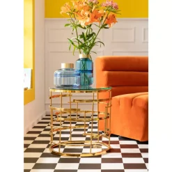 KARE Design Sofas & Couches-Sofa Element Wave Orange