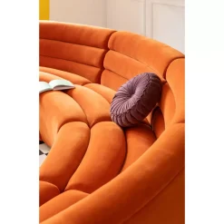 KARE Design Sofas & Couches-Sofa Element Wave Orange