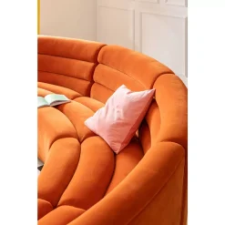 KARE Design Sofas & Couches-Sofa Element Wave Orange
