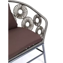 KARE Design Outdoormöbel-Sofa Ibiza Braun