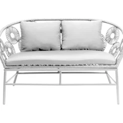 KARE Design Outdoormöbel-Sofa Ibiza Weiss