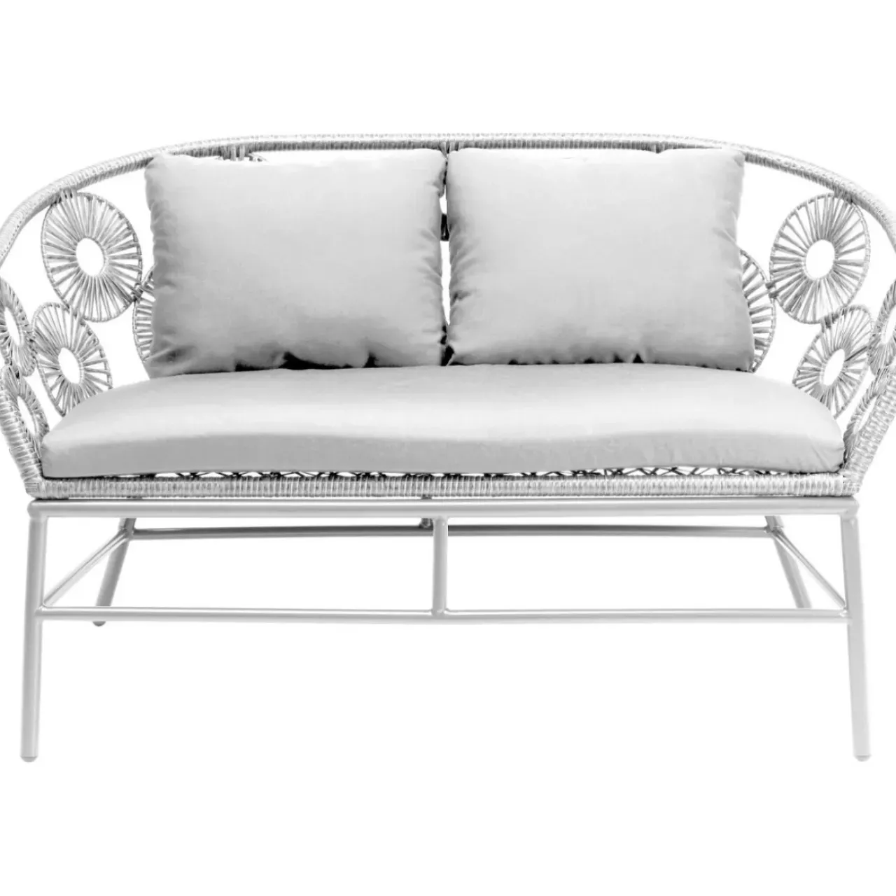 KARE Design Outdoormöbel-Sofa Ibiza Weiss