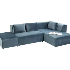 KARE Design Sofas & Couches-Sofa Infinity Velvet Ocean Rechts