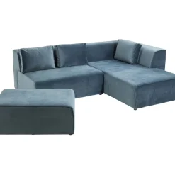KARE Design Sofas & Couches-Sofa Infinity Velvet Ocean Rechts