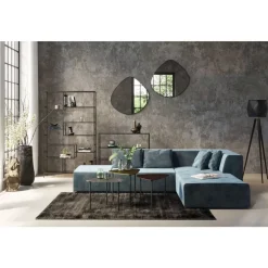 KARE Design Sofas & Couches-Sofa Infinity Velvet Ocean Rechts