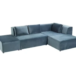KARE Design Sofas & Couches-Sofa Infinity Velvet Ocean Rechts