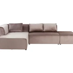 KARE Design Sofas & Couches-Sofa Infinity Velvet Taupe Links