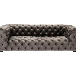 KARE Design Sofas & Couches-Sofa Metropol 3-Sitzer Grau 238Cm
