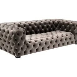 KARE Design Sofas & Couches-Sofa Metropol 3-Sitzer Grau 238Cm