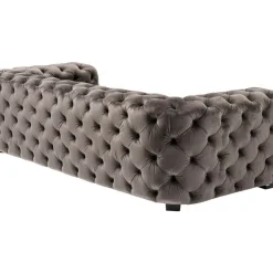 KARE Design Sofas & Couches-Sofa Metropol 3-Sitzer Grau 238Cm
