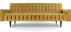 KARE Design Sofas & Couches-Sofa Milchbar 3-Sitzer Velvet Honey