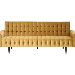 KARE Design Sofas & Couches-Sofa Milchbar 3-Sitzer Velvet Honey