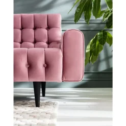 KARE Design Sofas & Couches-Sofa Milchbar 3-Sitzer Velvet Rose