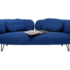 KARE Design Sofas & Couches-Sofa Peppo 2-Sitzer Blau 182Cm