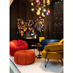 KARE Design Sofas & Couches-Sofa Peppo 2-Sitzer Blau 182Cm