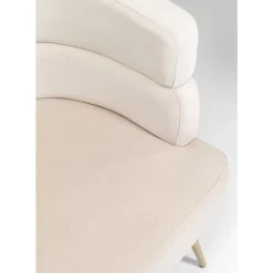 KARE Design Sofas & Couches-Sofa Sandwich 2-Sitzer Creme 125Cm