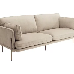 KARE Design Sofas & Couches-Sofa Shirly 3-Sitzer Creme