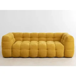KARE Design Sofas & Couches-Sofa 3-Sitzer Salamanca Gelb 240Cm