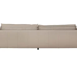 KARE Design Sofas & Couches-Sofa 3-Sitzer Victor Leder Grau 233Cm