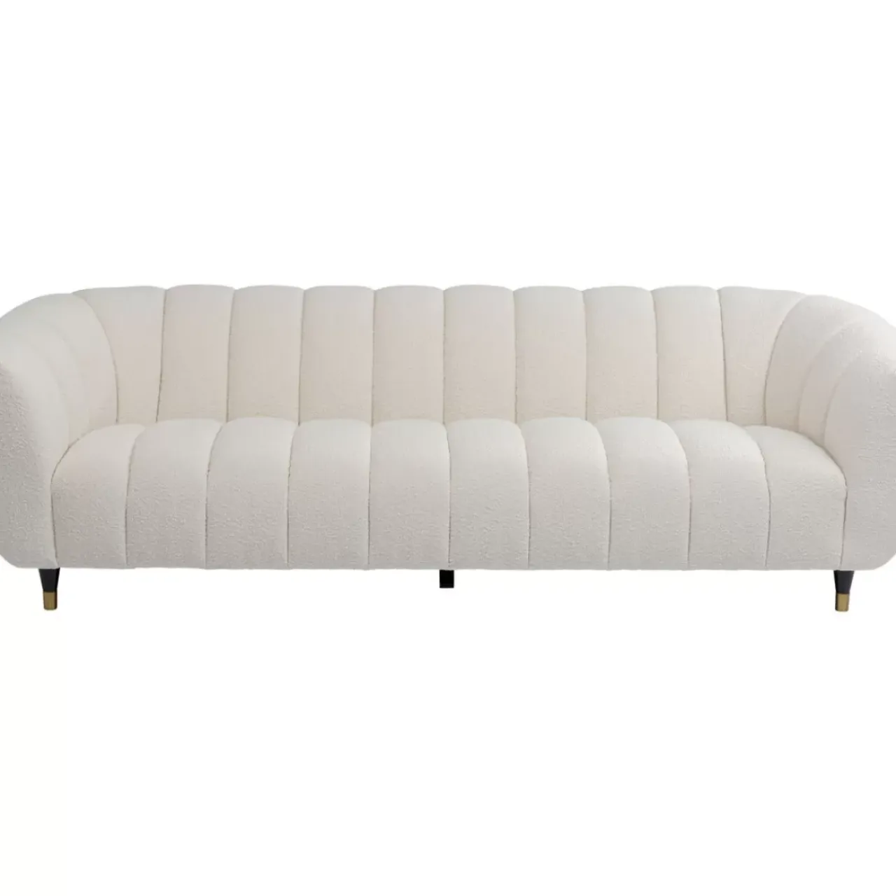 KARE Design Sofas & Couches-Sofa Spectra 3-Sitzer Weis 245Cm