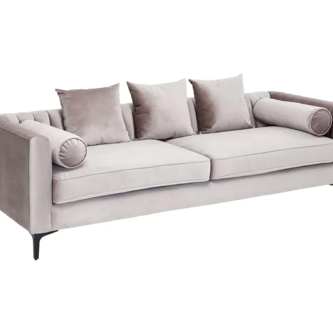 KARE Design Sofas & Couches-Sofa Variete 3-Sitzer Grau