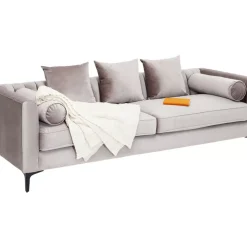 KARE Design Sofas & Couches-Sofa Variete 3-Sitzer Grau