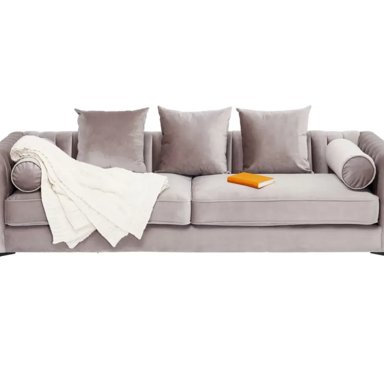 KARE Design Sofas & Couches-Sofa Variete 3-Sitzer Grau