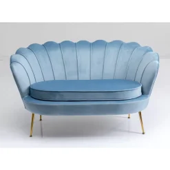 KARE Design Sofas & Couches-Sofa Water Lily 2-Sitzer Aqua 132Cm