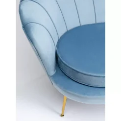 KARE Design Sofas & Couches-Sofa Water Lily 2-Sitzer Aqua 132Cm